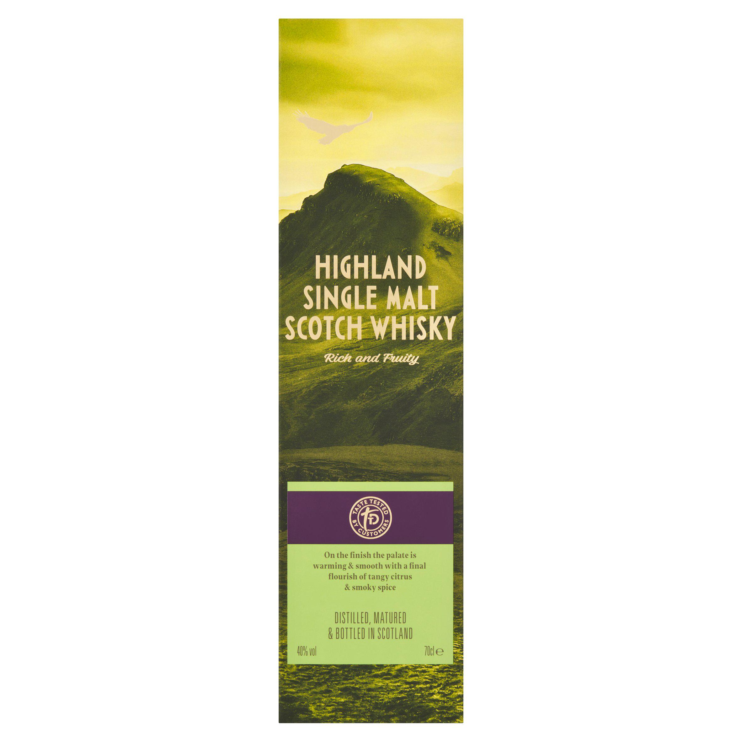 Sainsburys Highland Malt Scotch Whisky Taste the Difference 70cl