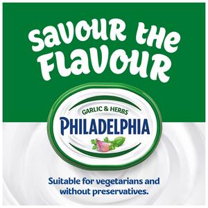 Philadelphia Garlic & Herbs Soft Cream Cheese 165g - gallery image 4