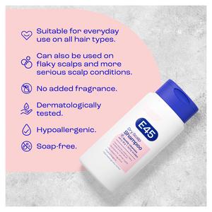 E45 Dry Scalp Shampoo, for Dry, Itchy Scalp & Dandruff 200ml - gallery image 5