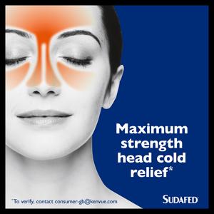 Sudafed Congestion & Headache Relief Max Strength Capsules x16 - gallery image 4