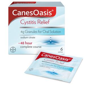 CanesOasis Cystitis Relief 4g Granules for Oral Solution Cranberry Flavour x6 - gallery image 2
