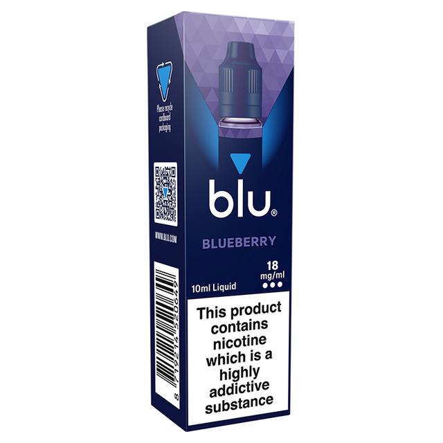blu Vape Liquid Refill Blueberry 18mg
