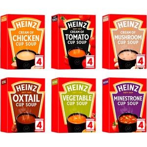 Heinz Cream of Chicken Cup Packet Soup x4 68g - gallery image 3