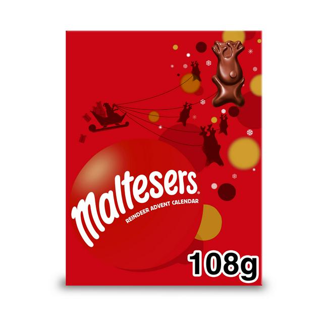 Maltesers 108g Reindeer Chocolate Christmas Advent Calendar - gallery image 1