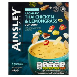 Ainsley Harriott Aromatic Thai Chicken Lemongrass Cup Soup X3 69g Sainsbury S