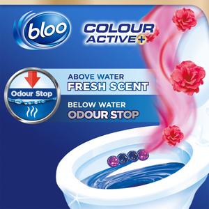 Bloo Colour Active Fresh Flowers Toilet Rim Block 50g - gallery image 3