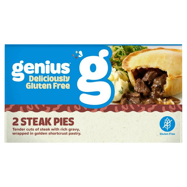 Genius Gluten Free Steak Pies x2