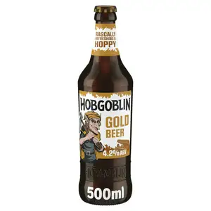 Hobgoblin Gold Ale Beer Bottle 500ml