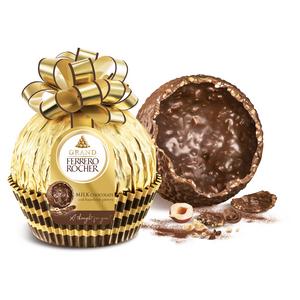 Ferrero Rocher Grand 125g Milk Chocolate with Hazelnut Pieces Box - gallery image 2
