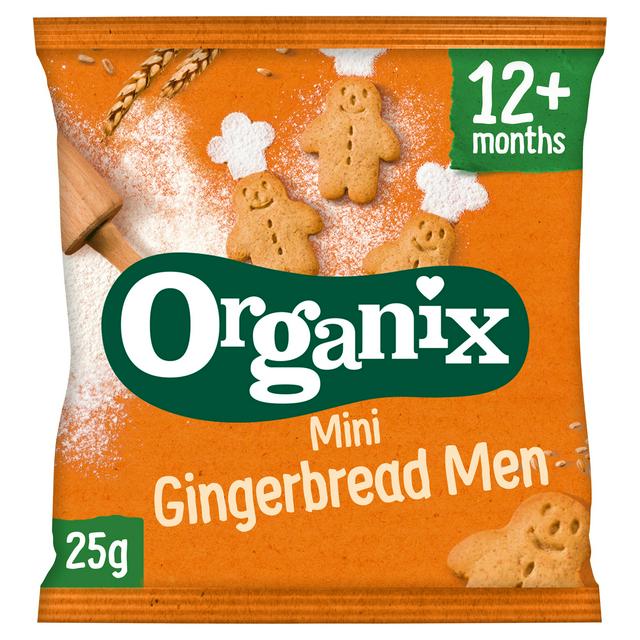 Organix Mini Gingerbread Men Biscuits 25g