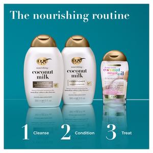 OGX Coconut Milk Shampoo for Dry & Damaged Hair 385ml - gallery image 6