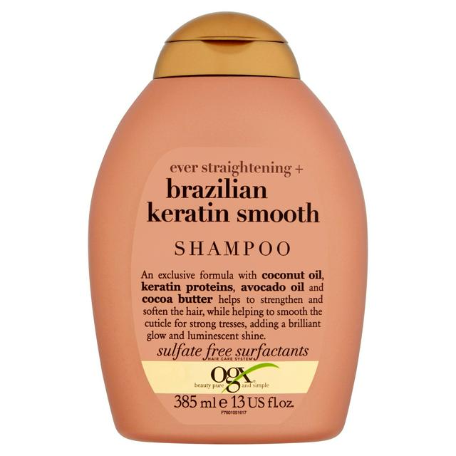 Ogx Brazilian Keratin Smooth Shampoo 385ml Sainsbury S