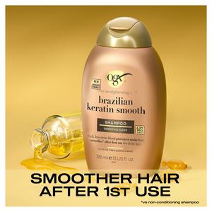 OGX Brazilian Keratin Smooth Shampoo for Dry Hair 385ml - gallery image 3