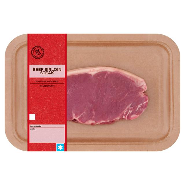 Sainsbury's British or Irish 21 Day Matured Sirloin Steak 225g £4.5