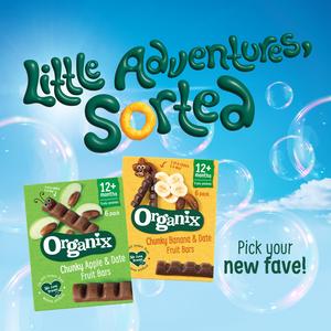 Organix Apple & Date Fruit Bars Toddler Snacks Multipack 12 months+ 6x17g - gallery image 3