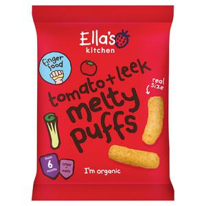 Ella's Kitchen Organic Tomato & Leek Melty Puffs Baby Snack ...