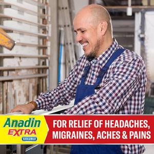 Anadin Extra Soluble Aspirin Paracetamol & Caffeine Tablets x12 - gallery image 4