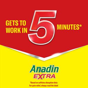 Anadin Extra Aspirin Paracetamol & Caffeine Caplets x16 - gallery image 3