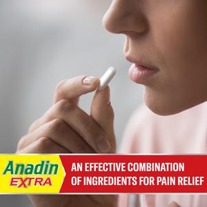 Anadin Extra Aspirin Paracetamol & Caffeine Caplets x16 - gallery image 4