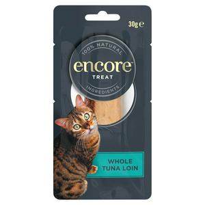 Encore Natural Tuna Loin Cat Treat 30g - video