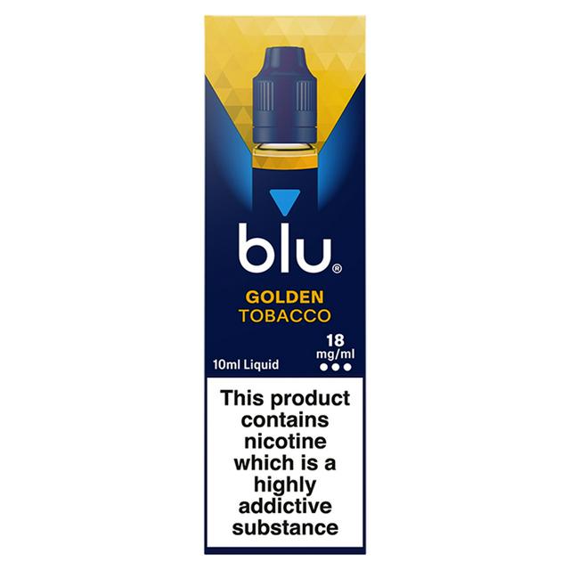 blu Vape Liquid Refill Golden Tobacco 18mg