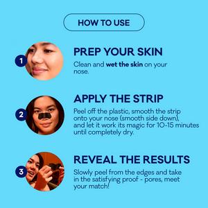 Biore Charcoal Deep Cleansing Pore Nose Strips x6 - gallery image 4