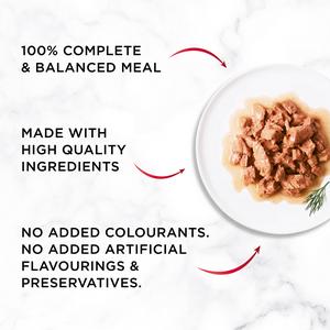 Gourmet Mon Petit Fish Variety Cod, Sardine & Salmon Wet Cat Food 6 x 50g - gallery image 3