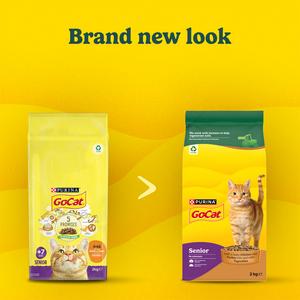 Go-Cat Chicken & Turkey Senior Dry Cat Food 750g - gallery image 3