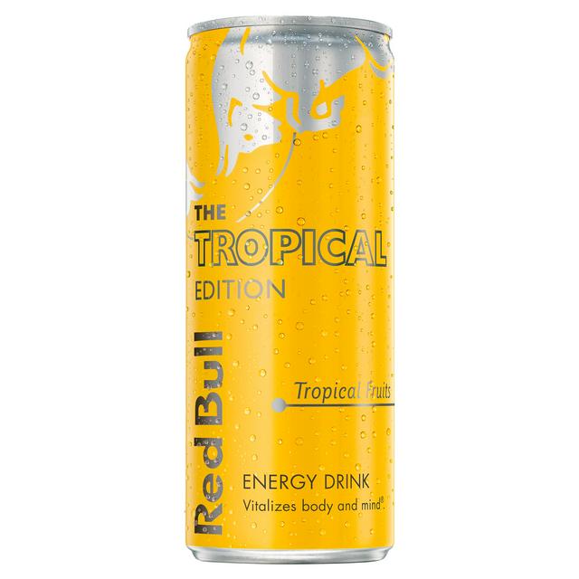 Red Bull Tropical Edition Energy Drink 250ml Sainsbury S