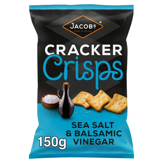 Jacob's Cracker Crisps Salt & Vinegar 150g