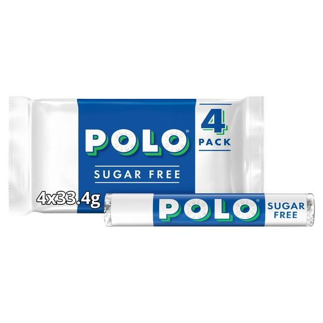 Polo Sugar Free Mints Roll Multipack 4x33.4g