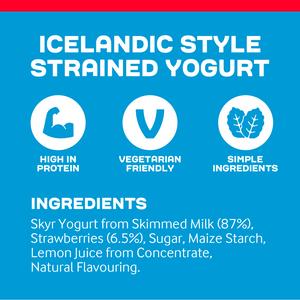 Arla Skyr Strawberry Icelandic Style Yogurt 450g - gallery image 6