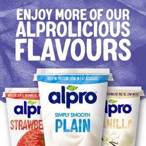 Alpro Raspberry Cranberry & Blackberry Yoghurt Alternative 4x125g - gallery image 5