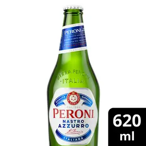 Peroni Nastro Azzurro Beer Lager Bottle 620ml