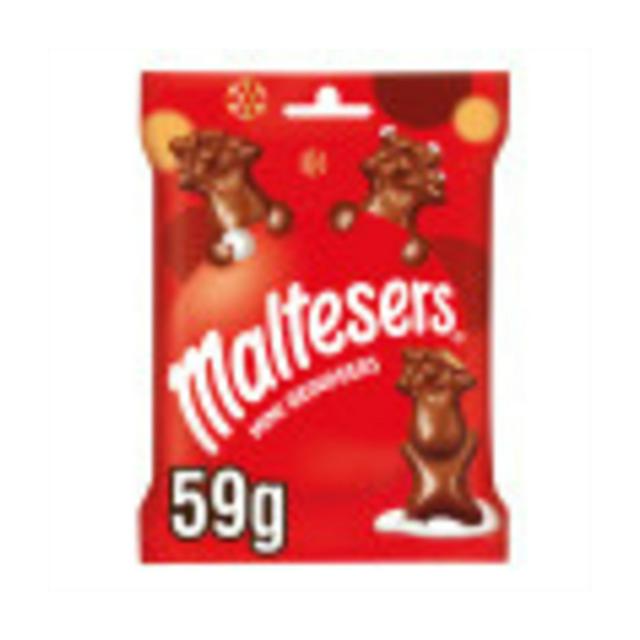 Maltesers 59g Mini Reindeers Chocolate Christmas Treats Bag - gallery image 1