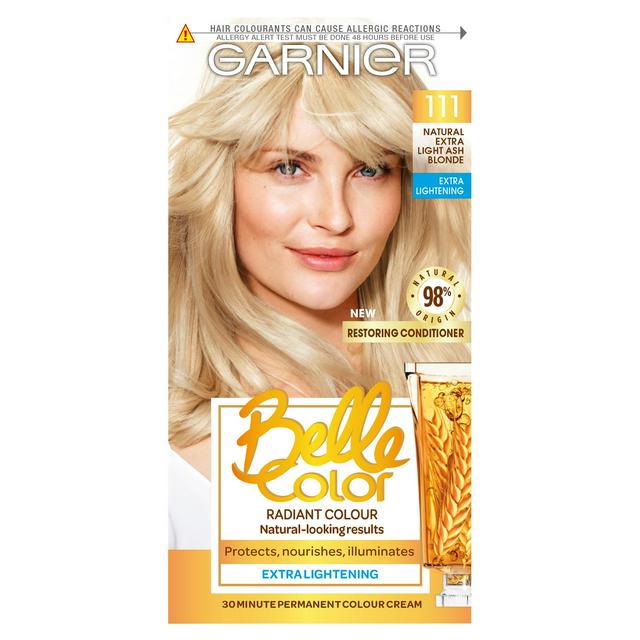 Garnier Belle Color Extra Light Permanent Hair Dye Ash Blonde 111 |  Sainsbury's