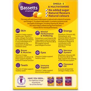 Bassetts Vitamins Omega-3 & Multivits 12-18 Soft & Chewies x30 - gallery image 2
