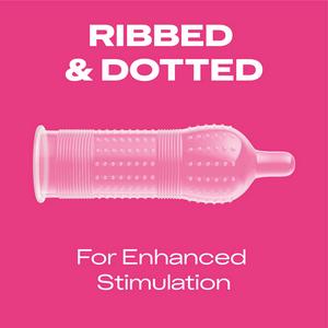 Durex Pleasure Me Ribbed & Dotted Condoms x20 - gallery image 3