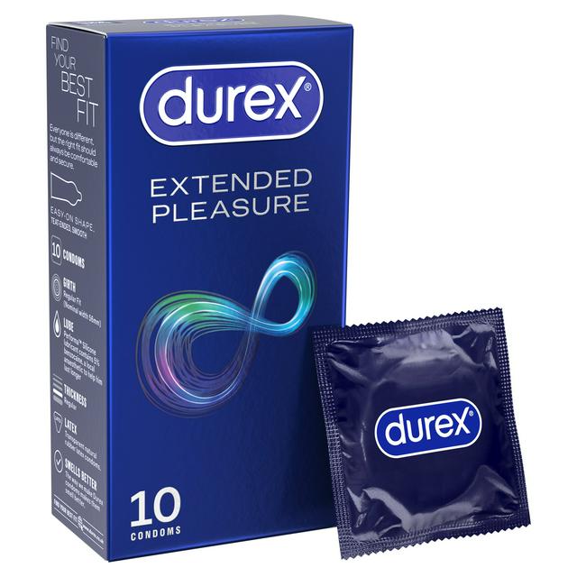 Durex 10 x Extended Pleasure Condoms - gallery image 1