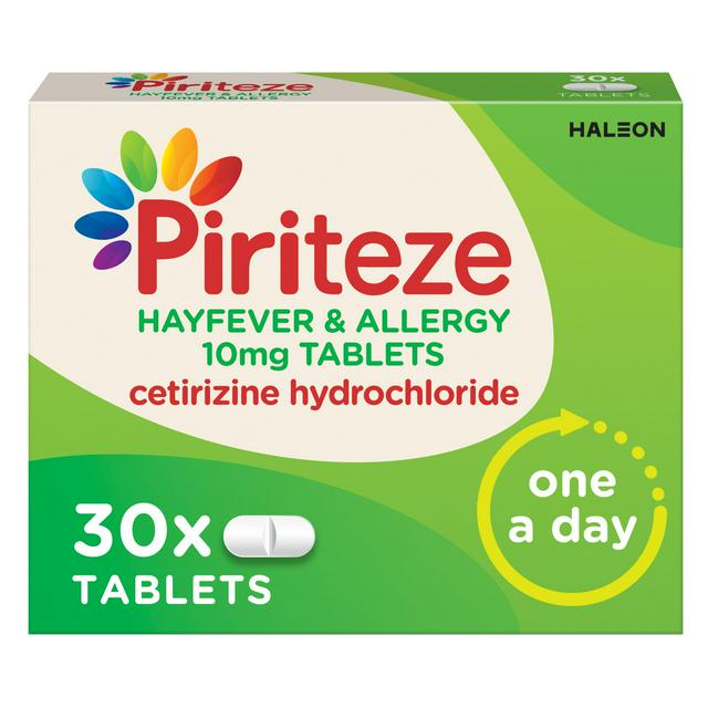 Piriteze Allergy Antihistamine Tablets 30s