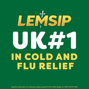 Lemsip Max All In One Cold & Flu Lemon Sachets x8 - gallery image 6