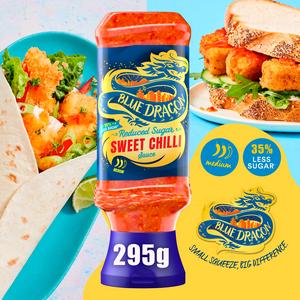 Blue Dragon Reduced Sugar Sweet Chilli Dipping Sauce 295g - gallery image 2