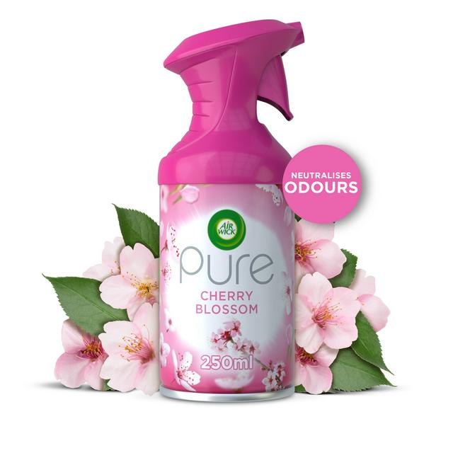 Air Wick Cherry Blossom Pure Aerosol Air Freshener 250ml - gallery image 1
