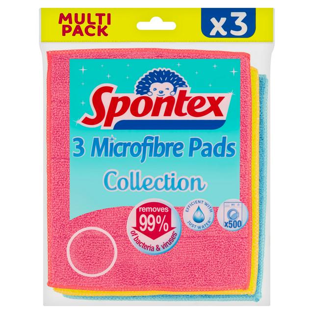 Spontex Microfibre Multipad 3pk