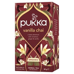 Pukka Organic Vanilla Chai Tea Home Compostable Herbal Tea Bags x20 - gallery image 2