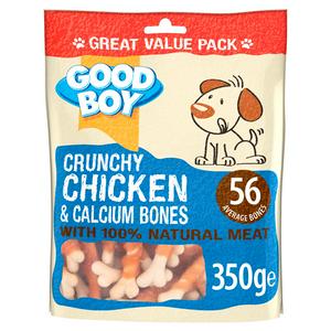 Good Boy Pawsley & Co Crunchy Chicken & Calcium Bones Dog Treats 350g