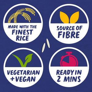 Tilda Microwave Rice Wholegrain Basmati & Wild 250g - gallery image 2