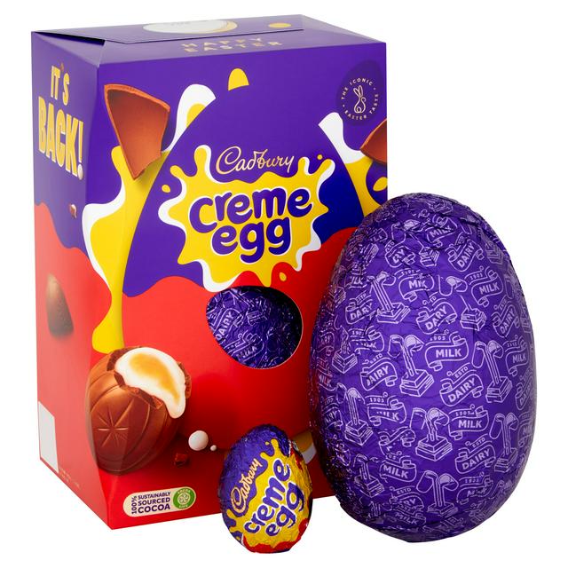 Cadbury Creme Egg with Large Easter Egg 233g | Sainsbury's