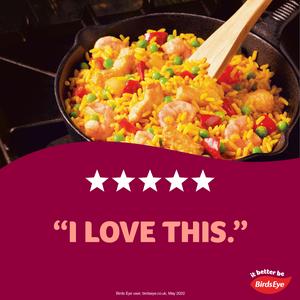 Birds Eye Inspirations Spanish Paella With Chicken & Prawns 350g - gallery image 3