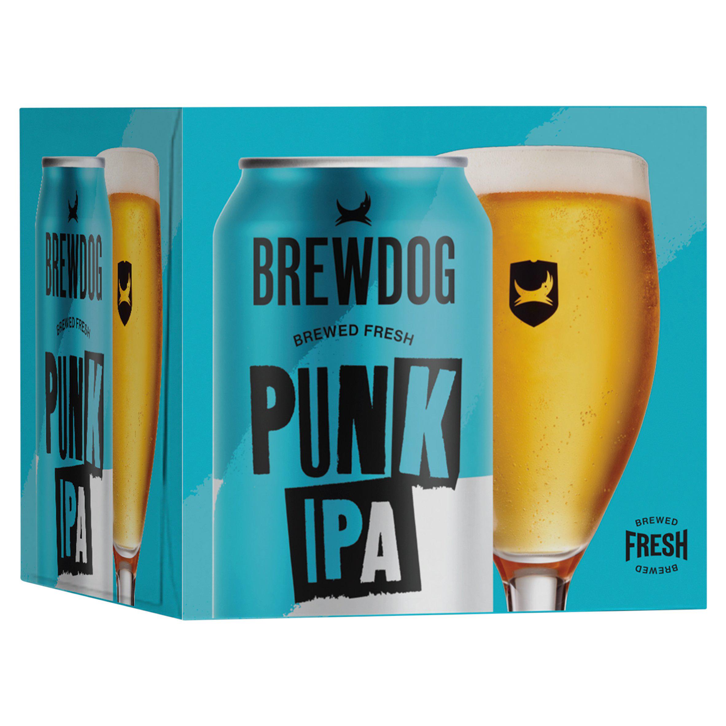 BrewDog Punk India Pale Ale IPA Canned Beer 4x330ml